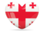 Georgia. Heart icon. Download icon.