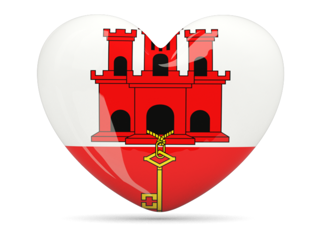 Heart icon. Download flag icon of Gibraltar at PNG format