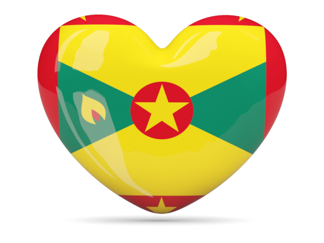 Heart icon. Download flag icon of Grenada at PNG format