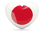 Japan. Heart icon. Download icon.