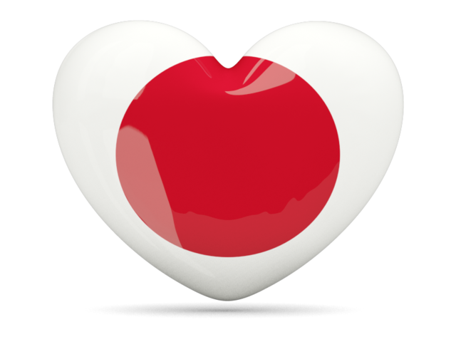 Heart icon. Download flag icon of Japan at PNG format