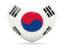 Южная Корея. Иконка-сердце. Скачать иллюстрацию.