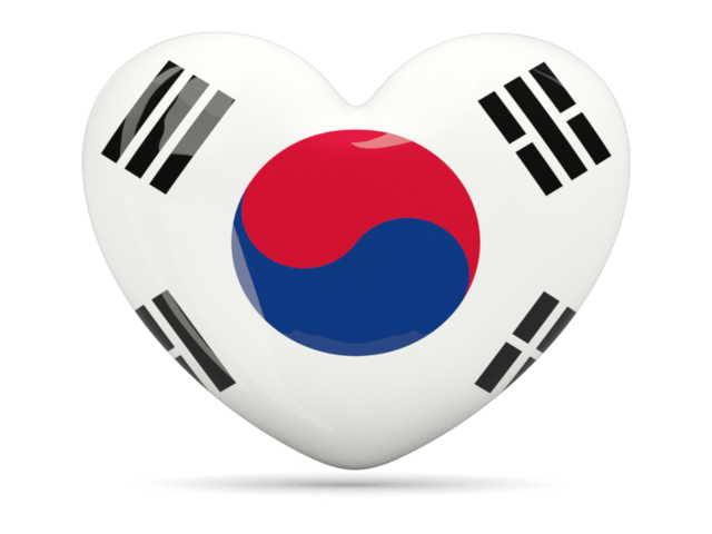 Heart icon. Download flag icon of South Korea at PNG format