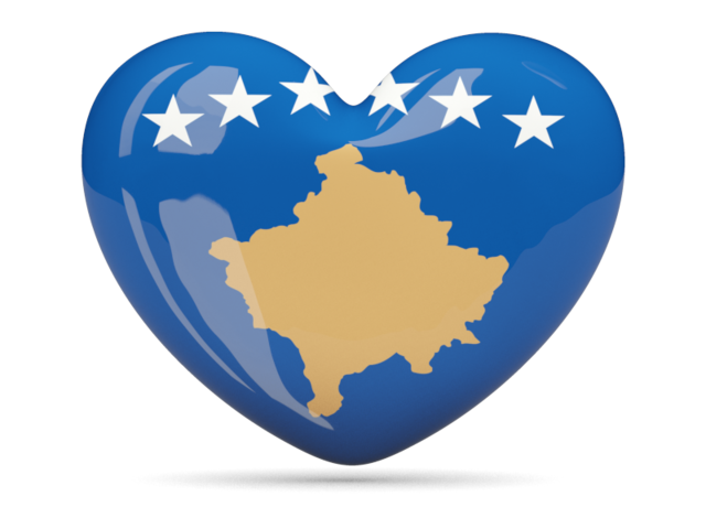 Heart icon. Download flag icon of Kosovo at PNG format