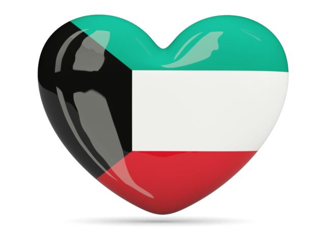 Heart icon. Download flag icon of Kuwait at PNG format