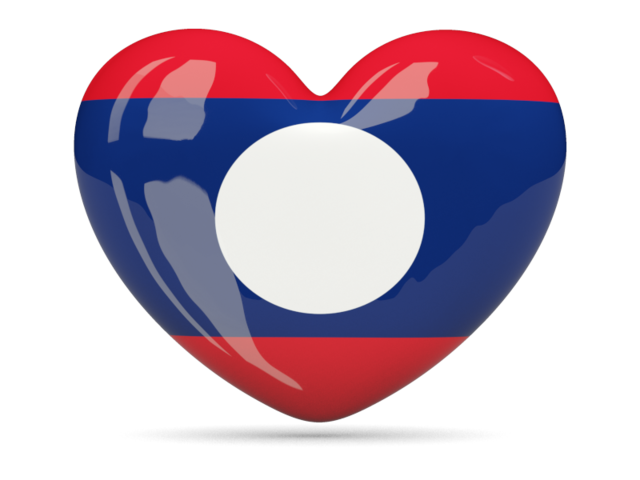 Heart icon. Download flag icon of Laos at PNG format