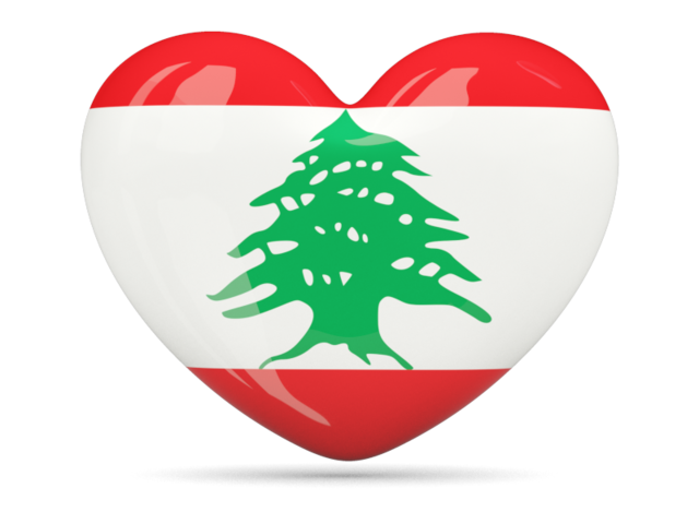 Heart icon. Download flag icon of Lebanon at PNG format