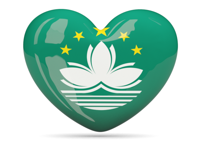 Heart icon. Download flag icon of Macao at PNG format