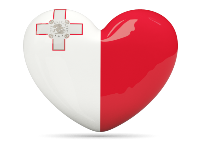 Heart icon. Download flag icon of Malta at PNG format