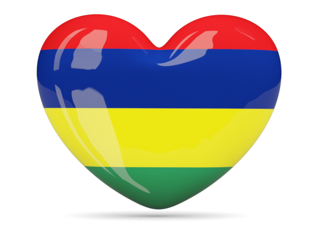 Heart icon. Download flag icon of Mauritius at PNG format