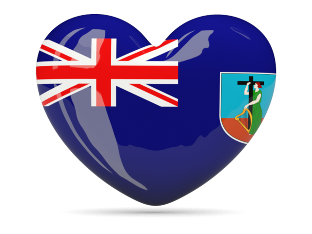 Heart icon. Download flag icon of Montserrat at PNG format