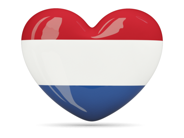 Иконка-сердце. Скачать флаг. Нидерланды