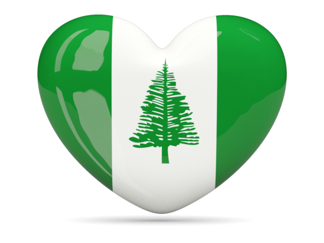 Heart icon. Download flag icon of Norfolk Island at PNG format