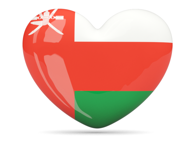 Heart icon. Download flag icon of Oman at PNG format