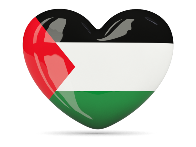 Иконка-сердце. Скачать флаг. Палестинские территории