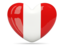 Peru. Heart icon. Download icon.