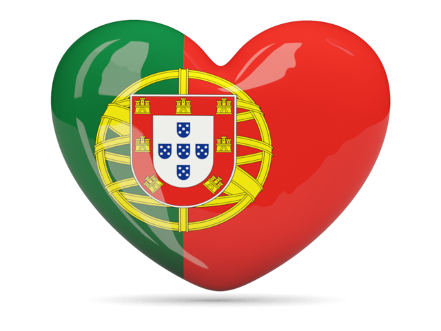 Иконка-сердце. Скачать флаг. Португалия