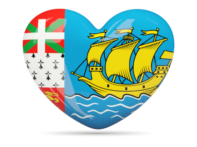Heart icon. Download flag icon of Saint Pierre and Miquelon at PNG format