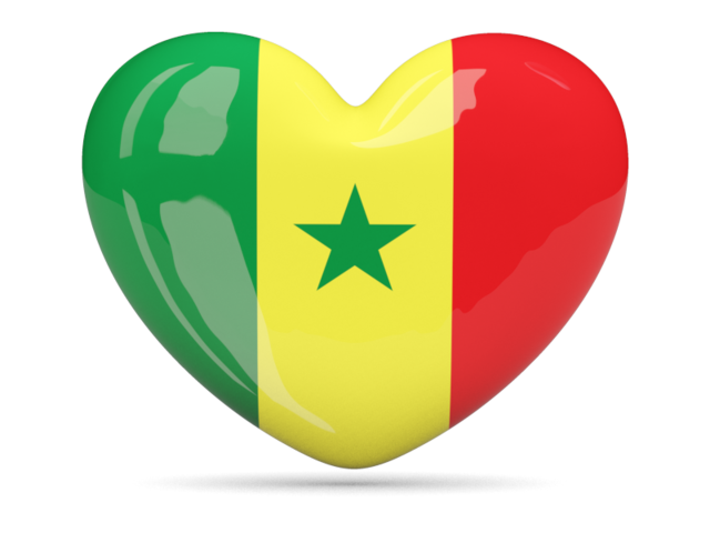 Heart icon. Download flag icon of Senegal at PNG format