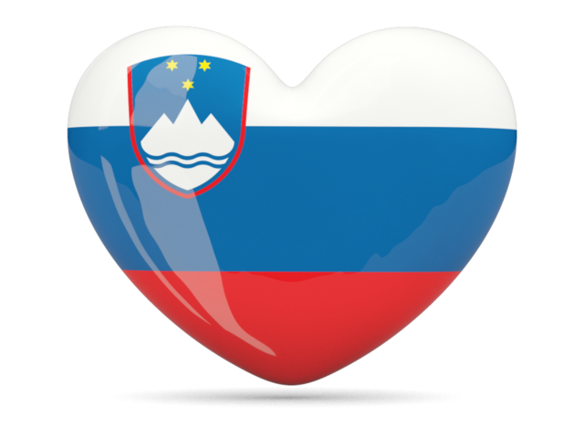 Heart icon. Download flag icon of Slovenia at PNG format