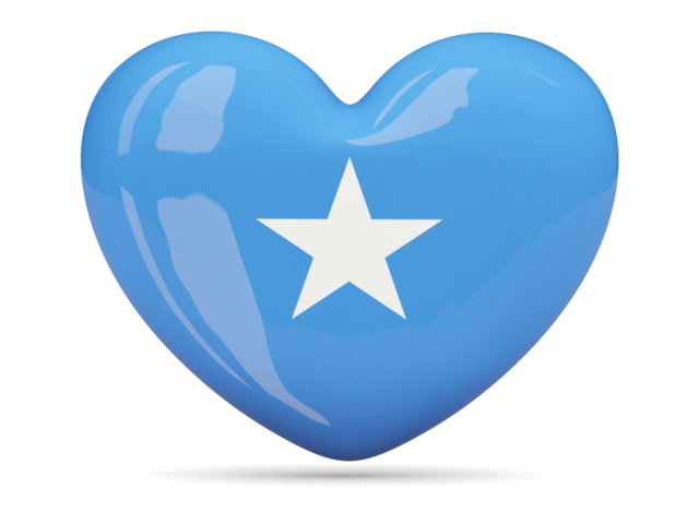 Иконка-сердце. Скачать флаг. Сомали