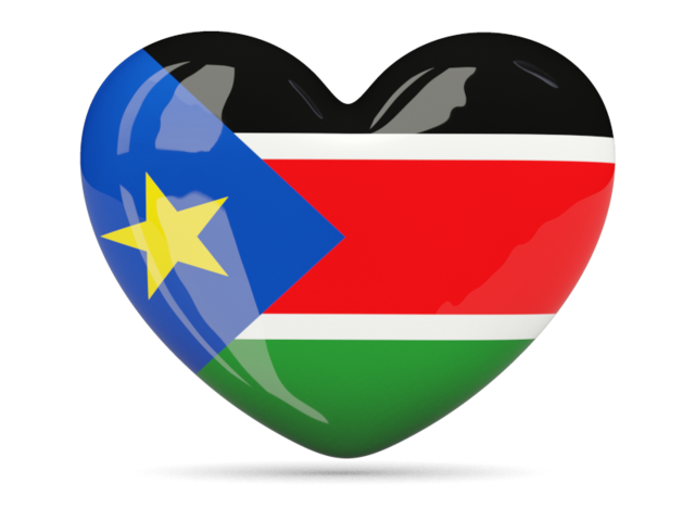 Heart icon. Download flag icon of South Sudan at PNG format