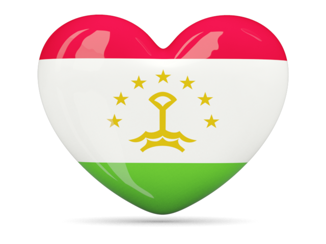 Иконка-сердце. Скачать флаг. Таджикистан