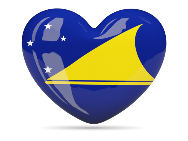 Heart icon. Download flag icon of Tokelau at PNG format