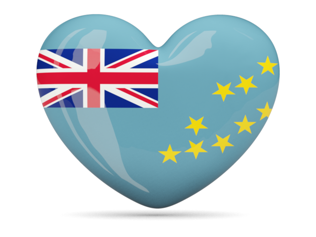 Heart icon. Download flag icon of Tuvalu at PNG format