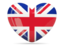 United Kingdom. Heart icon. Download icon.