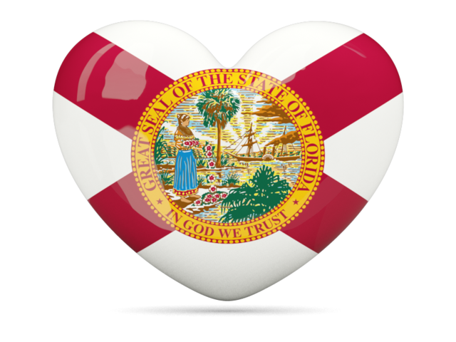 Heart icon. Download flag icon of Florida