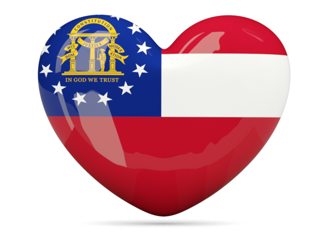 Heart icon. Download flag icon of Georgia