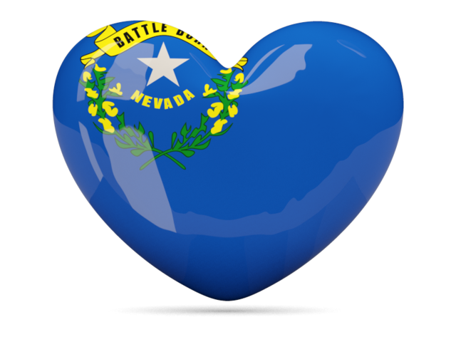 Heart icon. Download flag icon of Nevada