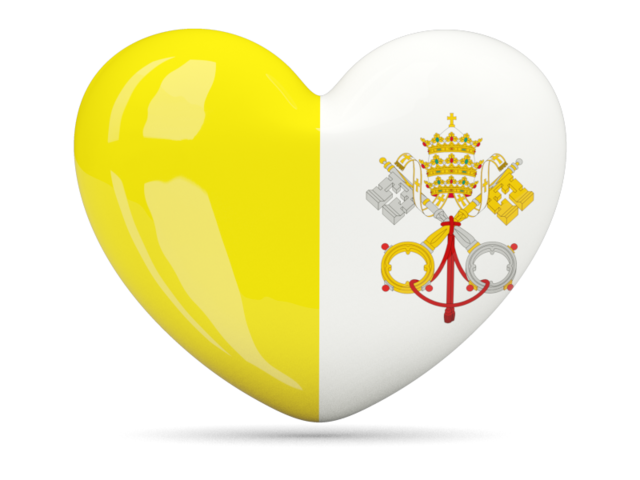 Heart icon. Download flag icon of Vatican City at PNG format