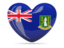Virgin Islands. Heart icon. Download icon.