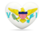 Virgin Islands of the United States. Heart icon. Download icon.