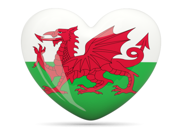 Heart icon. Download flag icon of Wales at PNG format