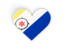 Bonaire. Heart sticker. Download icon.