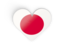 Japan. Heart sticker. Download icon.