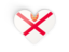 Jersey. Heart sticker. Download icon.
