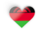 Malawi. Heart sticker. Download icon.