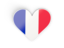 Mayotte. Heart sticker. Download icon.