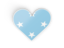 Micronesia. Heart sticker. Download icon.