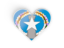 Northern Mariana Islands. Heart sticker. Download icon.