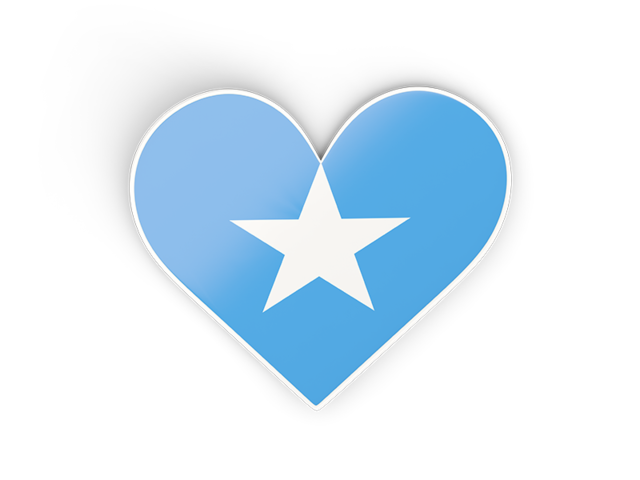 Heart sticker. Download flag icon of Somalia at PNG format