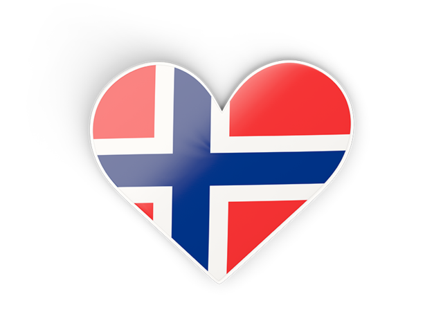 Heart sticker. Download flag icon of Svalbard and Jan Mayen at PNG format