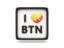 Bhutan. Heart with ISO code. Download icon.