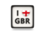 England. Heart with ISO code. Download icon.