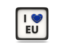 European Union. Heart with ISO code. Download icon.