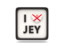 Jersey. Heart with ISO code. Download icon.